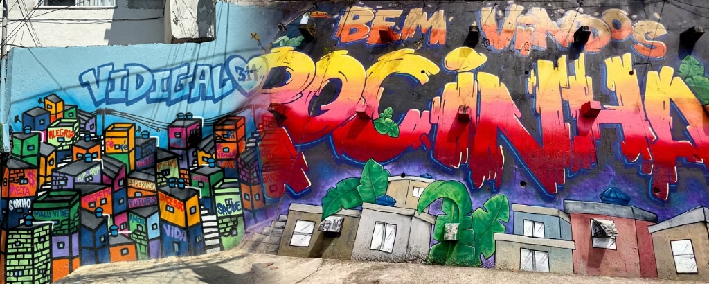 Vidigal and Rocinha Graffiti Art